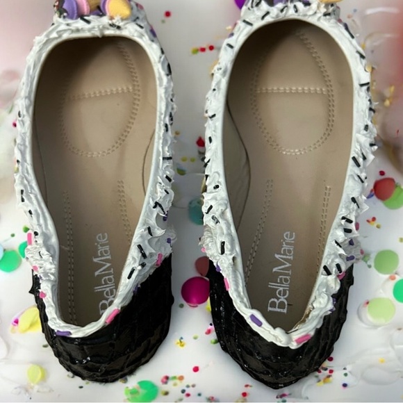 🍦Handmade Waffle Cone Ice Cream Shoes With Sprinkles 8 - Picture 7 of 12